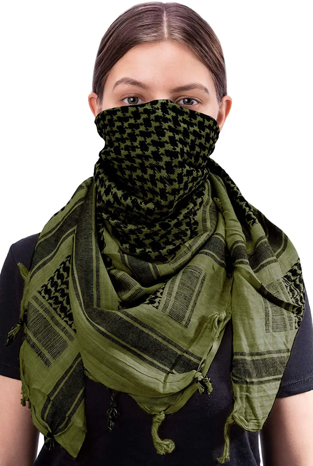 Mato & Hash Military Shemagh Tactical 100% Cotton Scarf Head Wrap