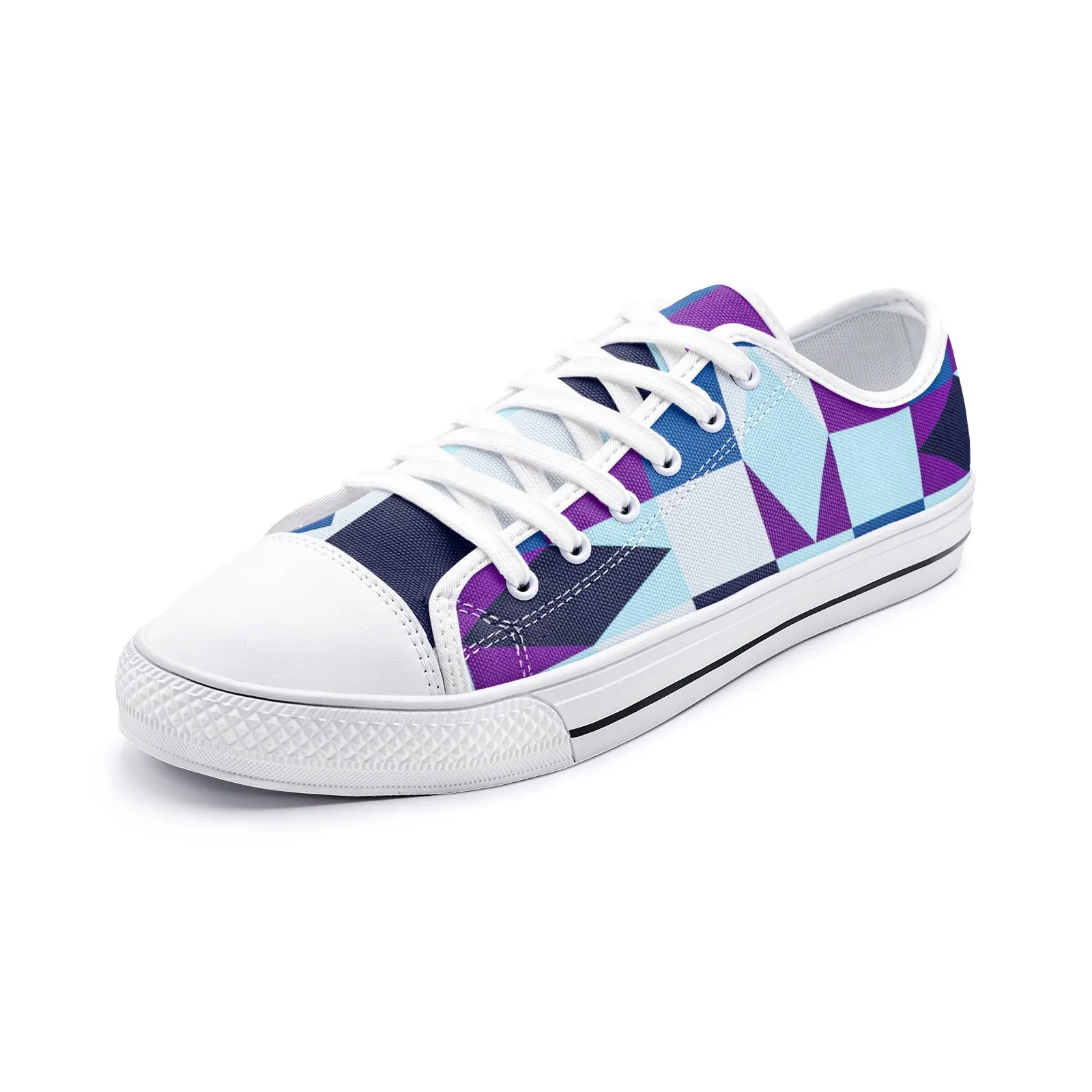 Maurice Kemp Unisex Low Top Canvas Shoes