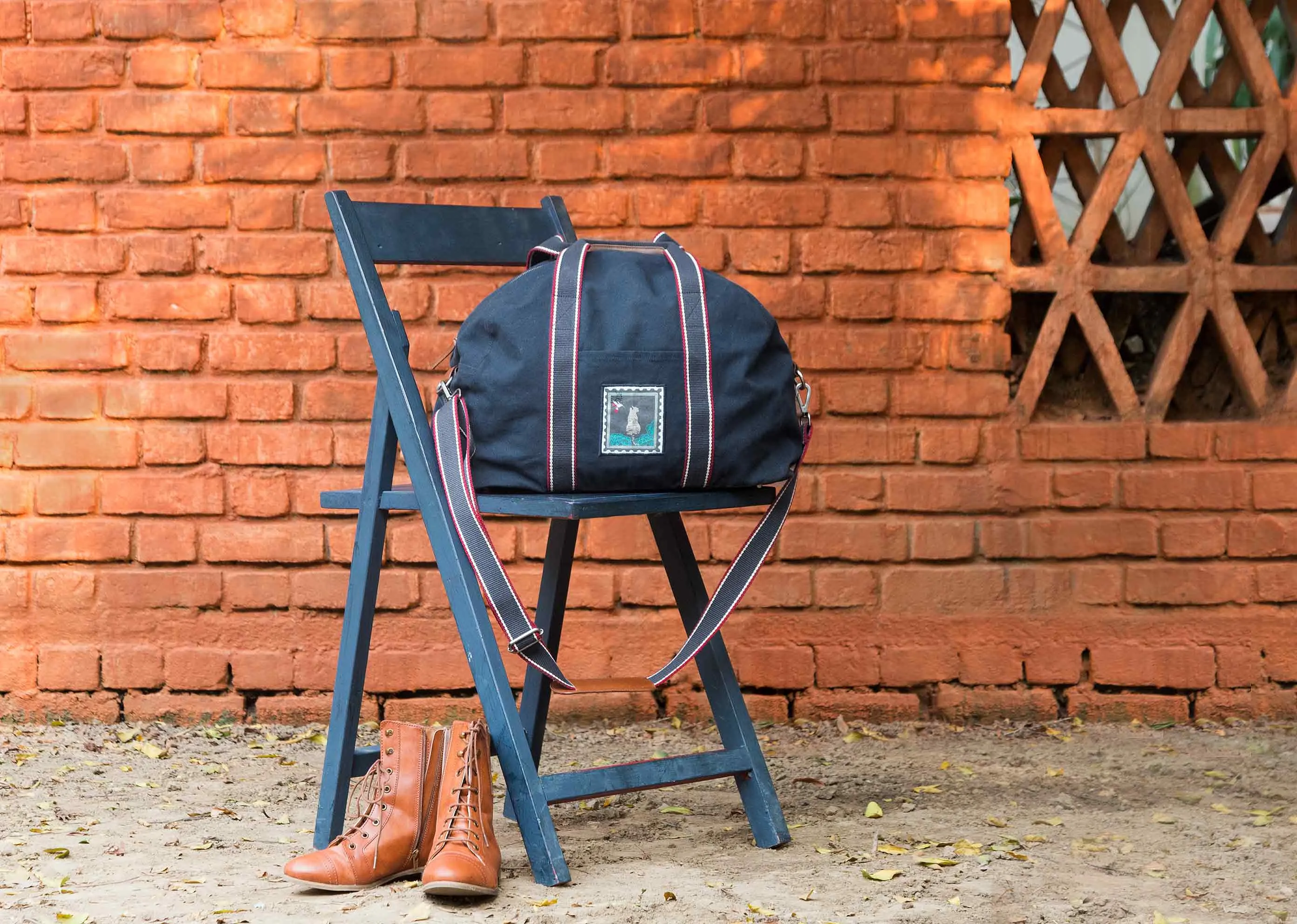 Mukayu Gym Bag - Indigo