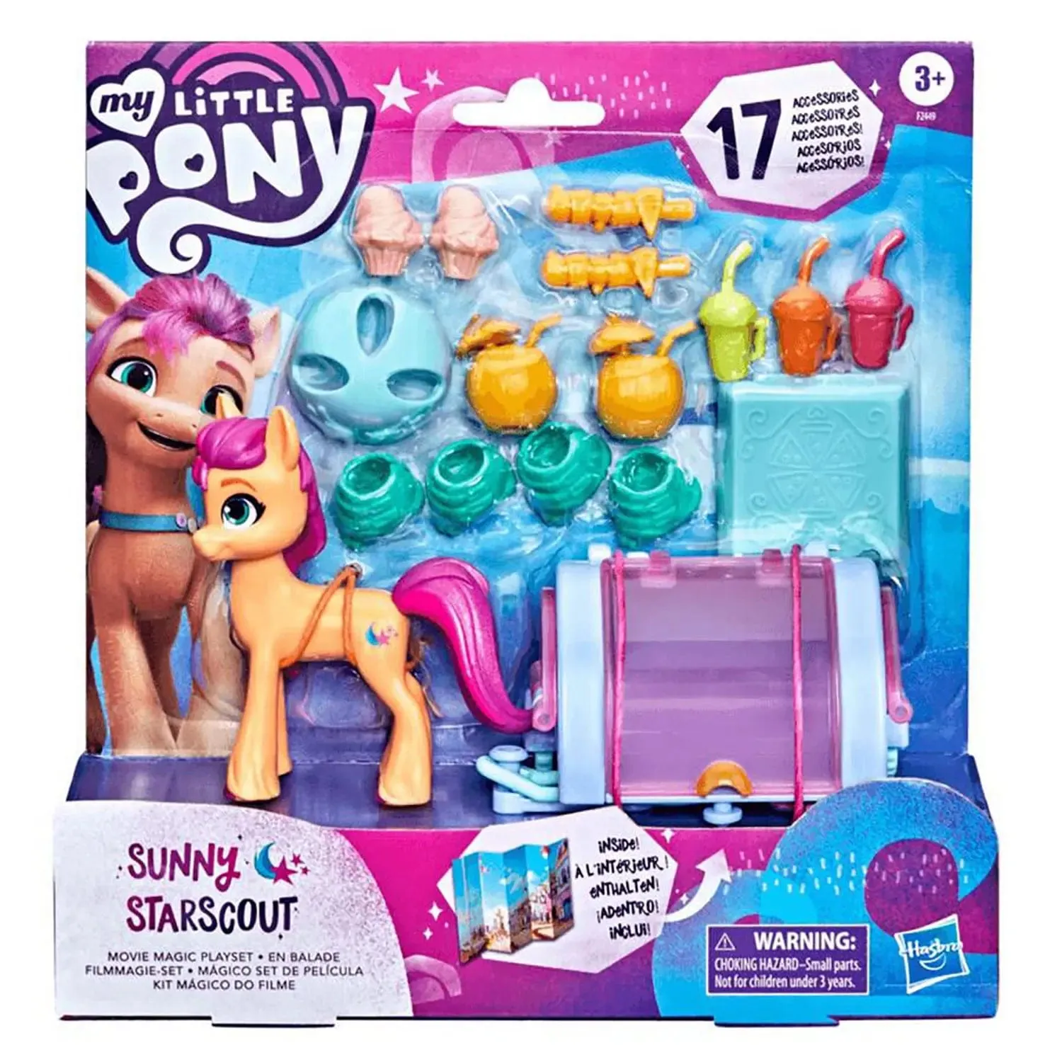 My Little Pony Sunny Starscout Movie Magic Playset 17 Accessories