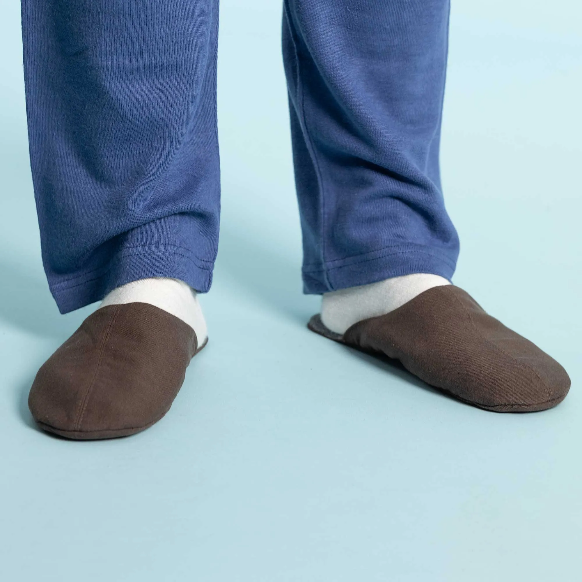 NARA Glue-Free 100% Organic Cotton House Shoes Slippers (Unisex; Vegan)