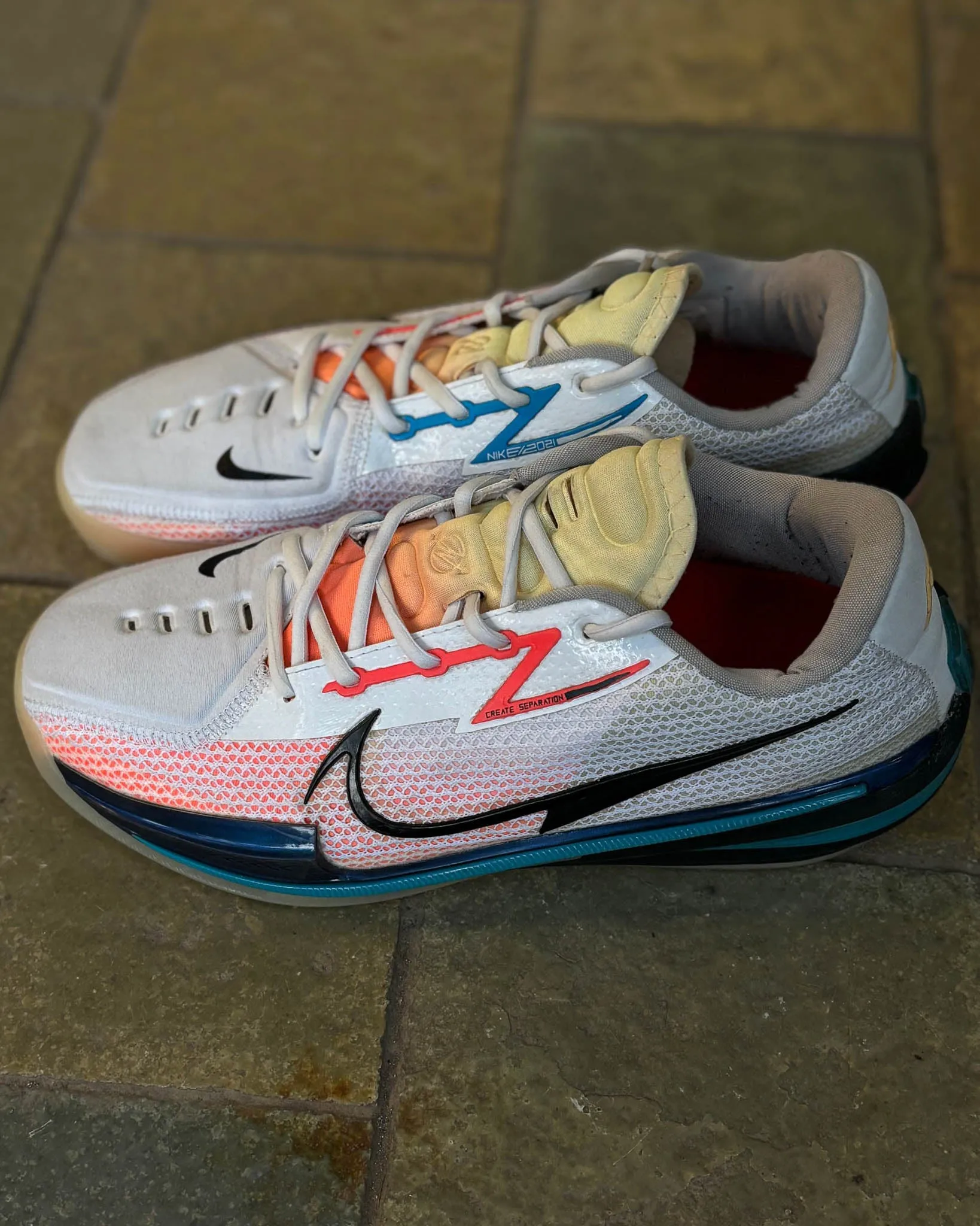 Nike Air Zoom GT Cut White Black Laser Blue