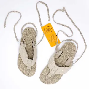 Organic Hemp Thong Flip-Flops Sandals (BAHAMAS Lace Edition; Unisex)