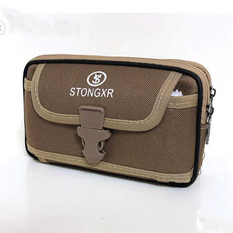 Oxford Cloth Waterproof Snap Phone Bag