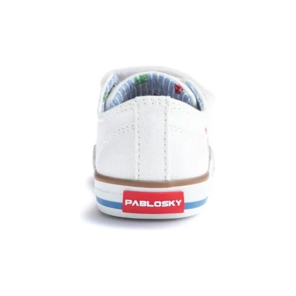 Pablosky Boy Shoe 974900 Canvas Blanco