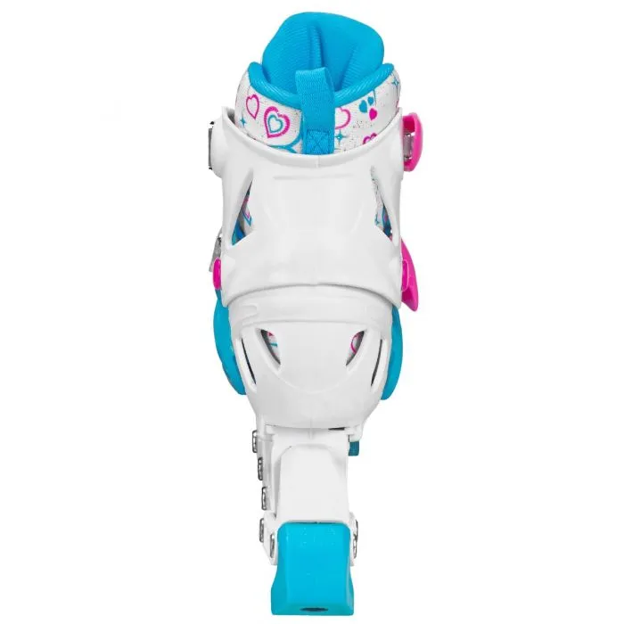 RDS Tracer Blue/White Girls Adjustable Inline Skates