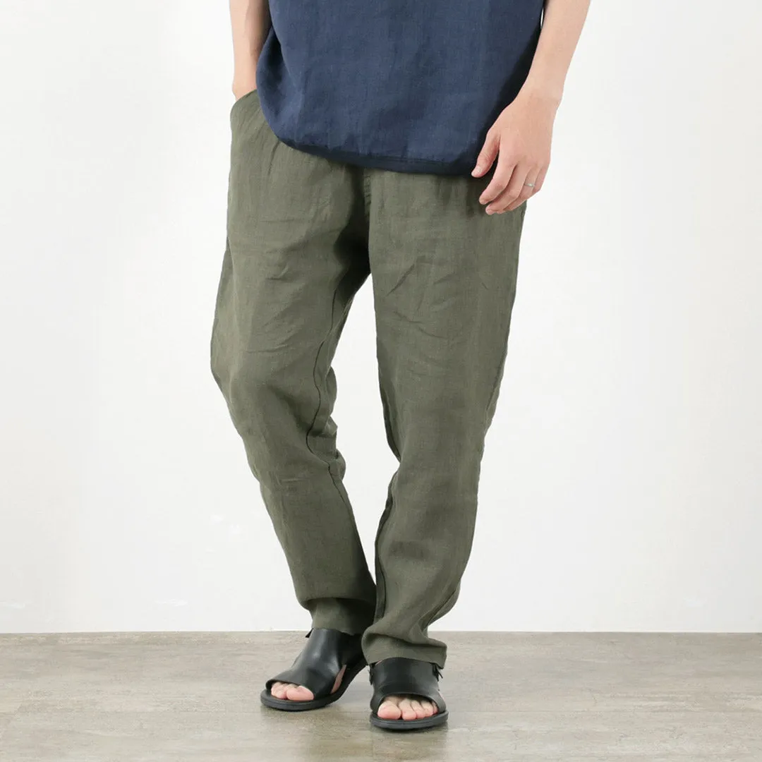 RE MADE IN TOKYO JAPAN / French Linen Tucked Pants