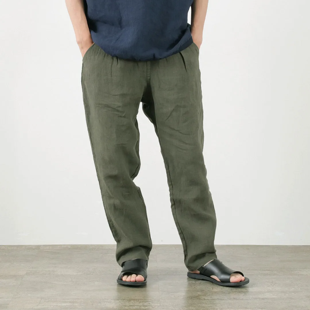 RE MADE IN TOKYO JAPAN / French Linen Tucked Pants