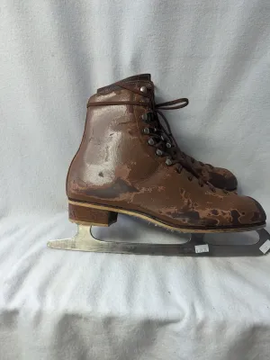 Rink Master Ice Skates Size 11 Color Brown Condition Used