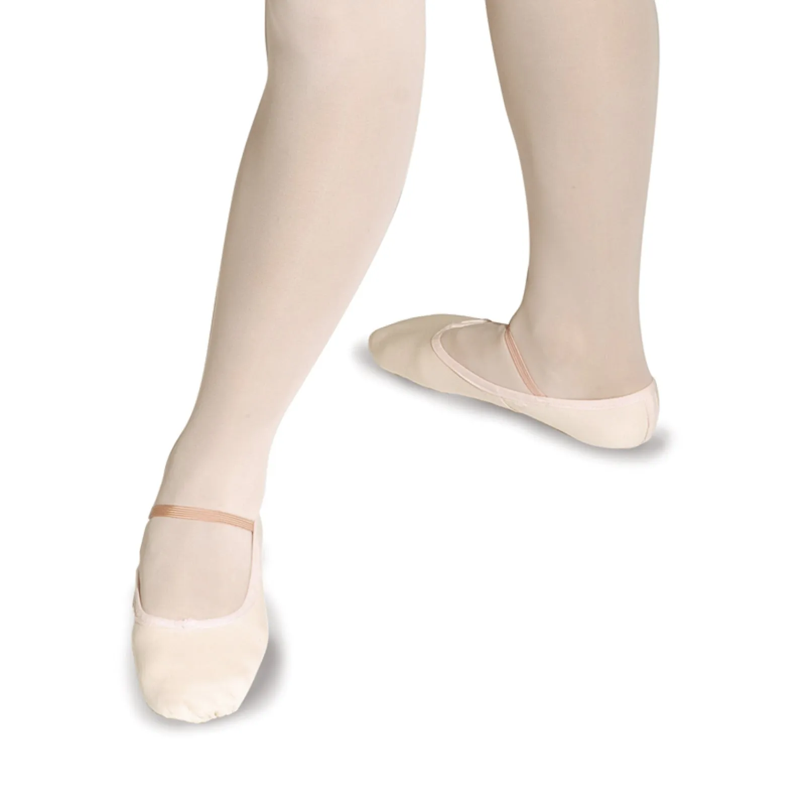 ROCH VALLEY PINK CANVAS FULL SOLE BALLET SHOES