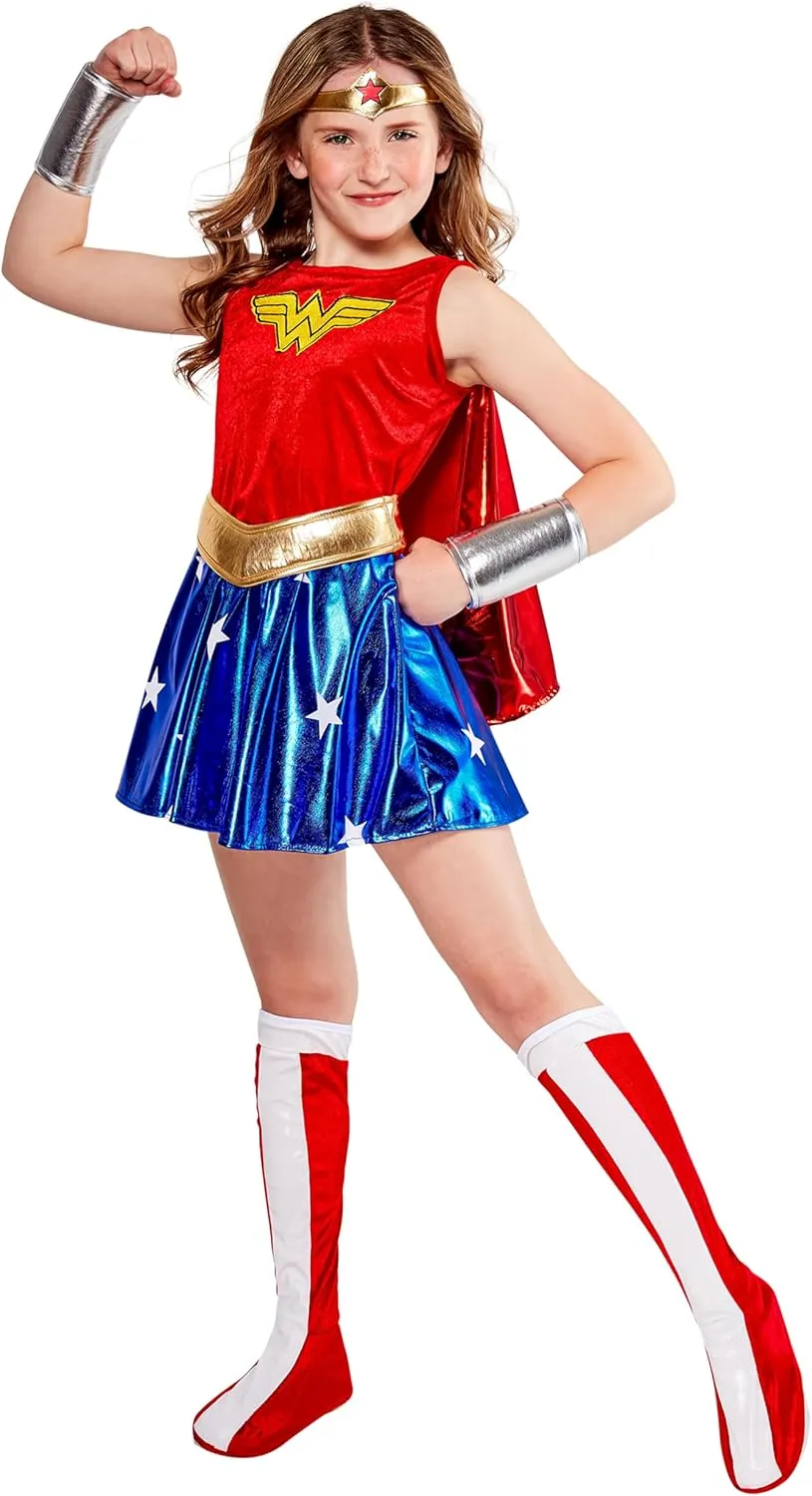 Rubie's Girl's Deluxe Wonder Woman Costume