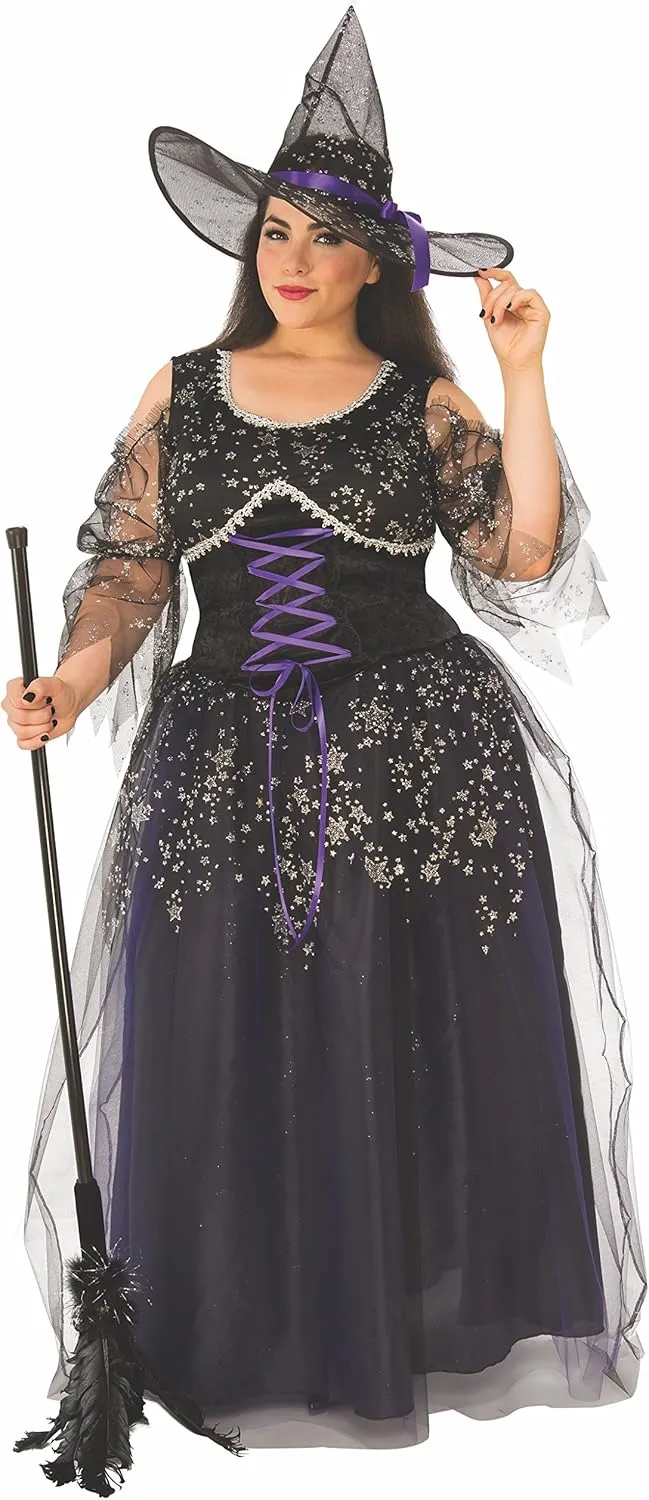 Rubie's Midnight Curvy Witch Womens Sexy Costume