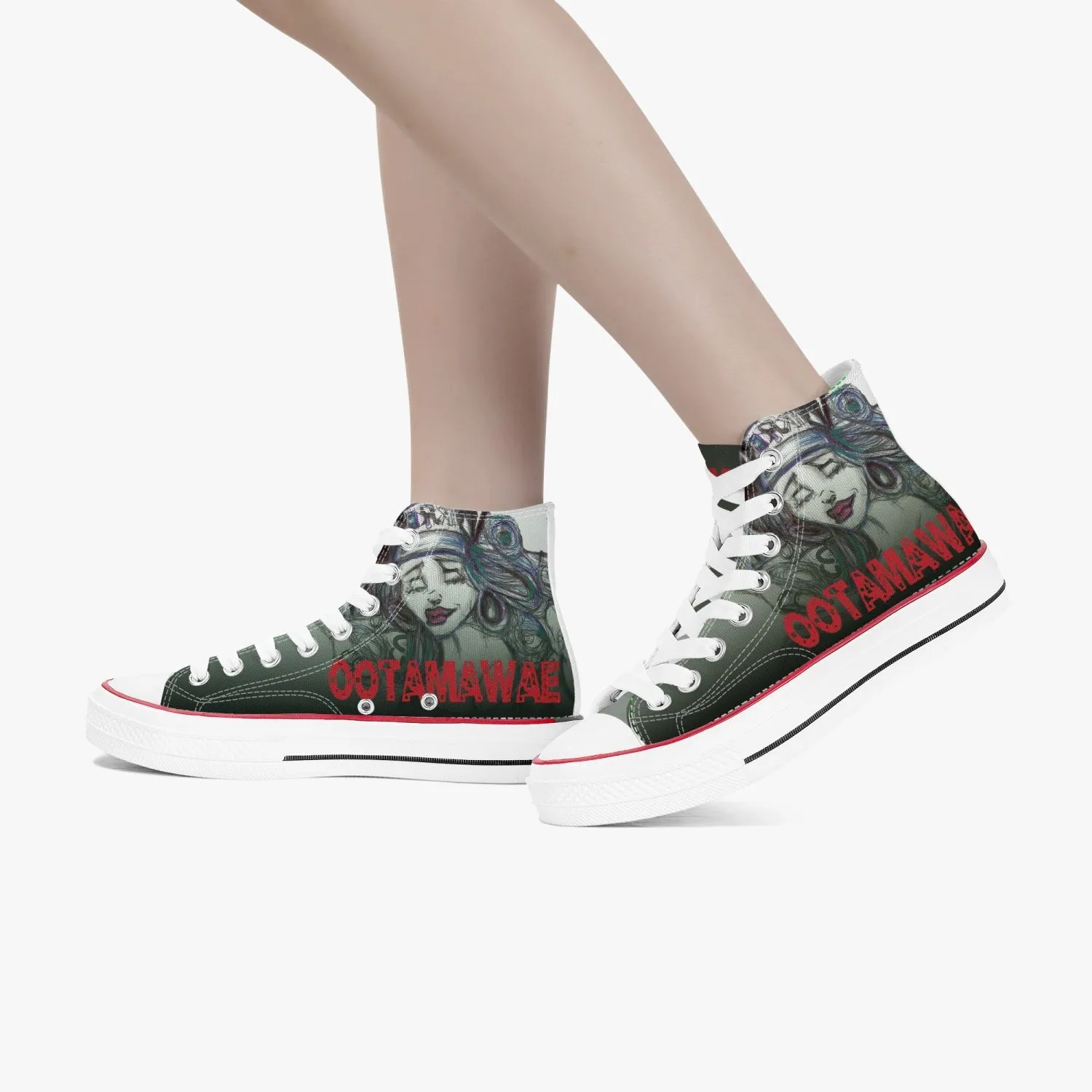 STL Girl High-Top Canvas Shoes