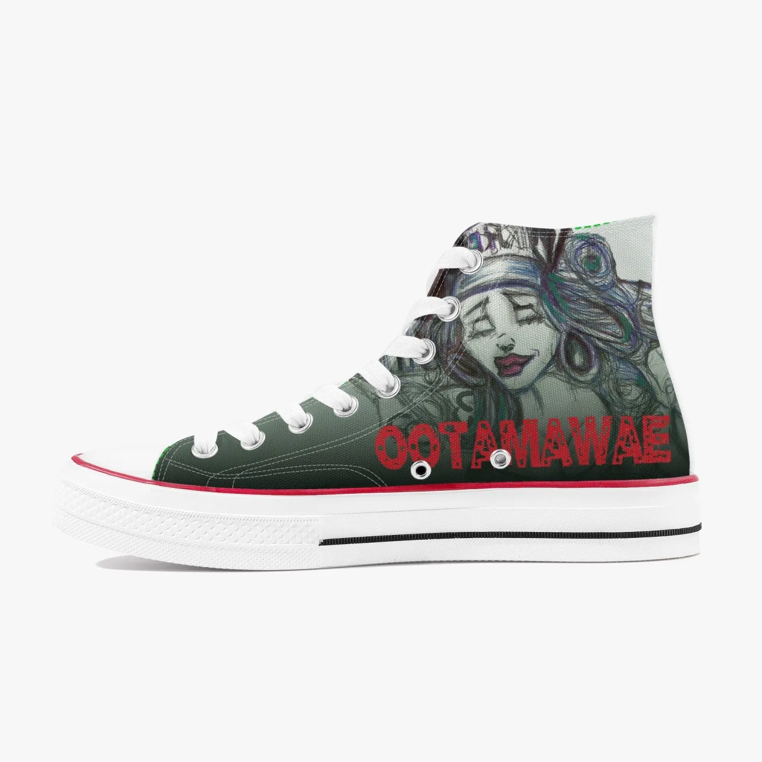 STL Girl High-Top Canvas Shoes