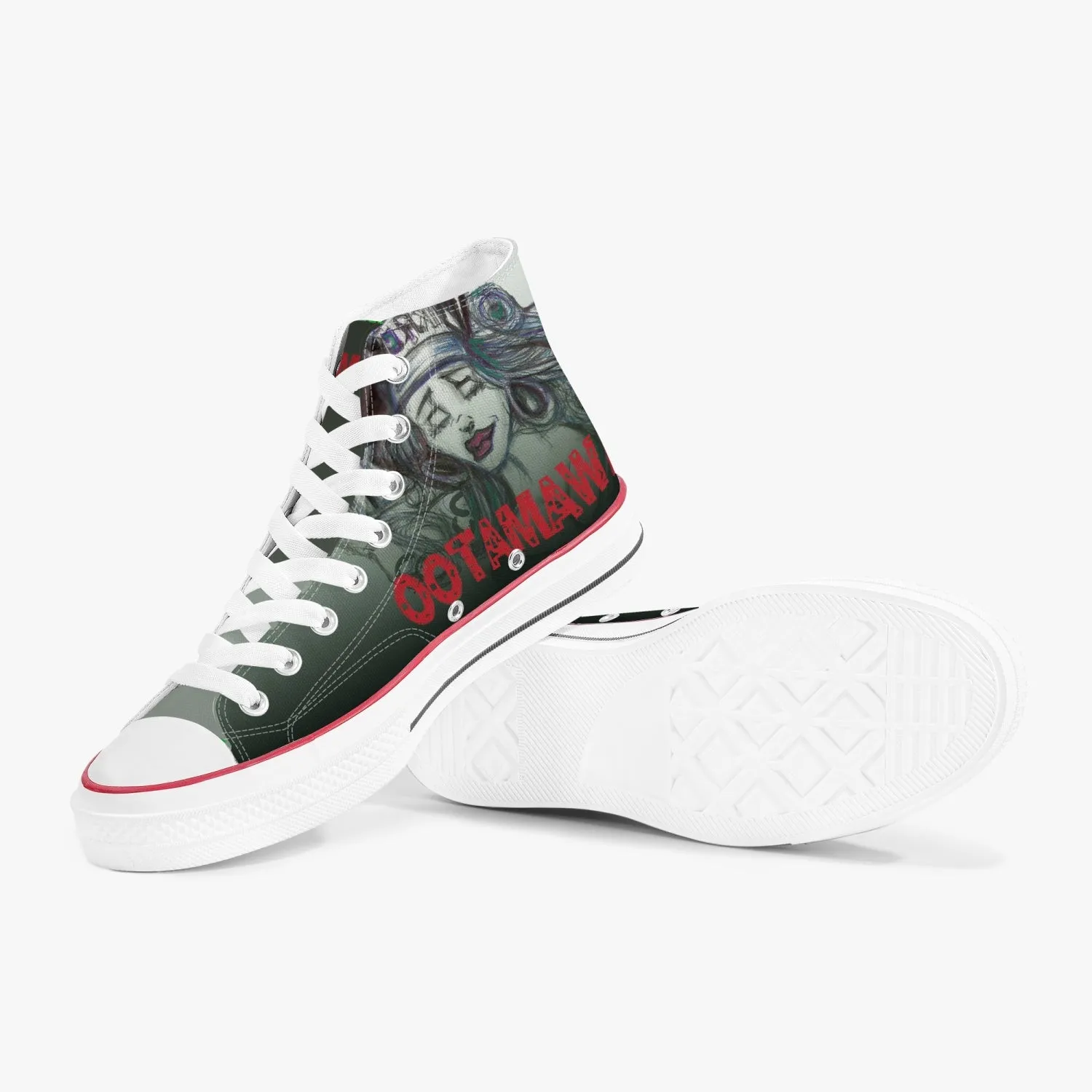 STL Girl High-Top Canvas Shoes