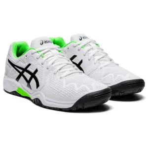 Tennis Shoe Asics Gel-Resolution 8 GS White/Gecko Green