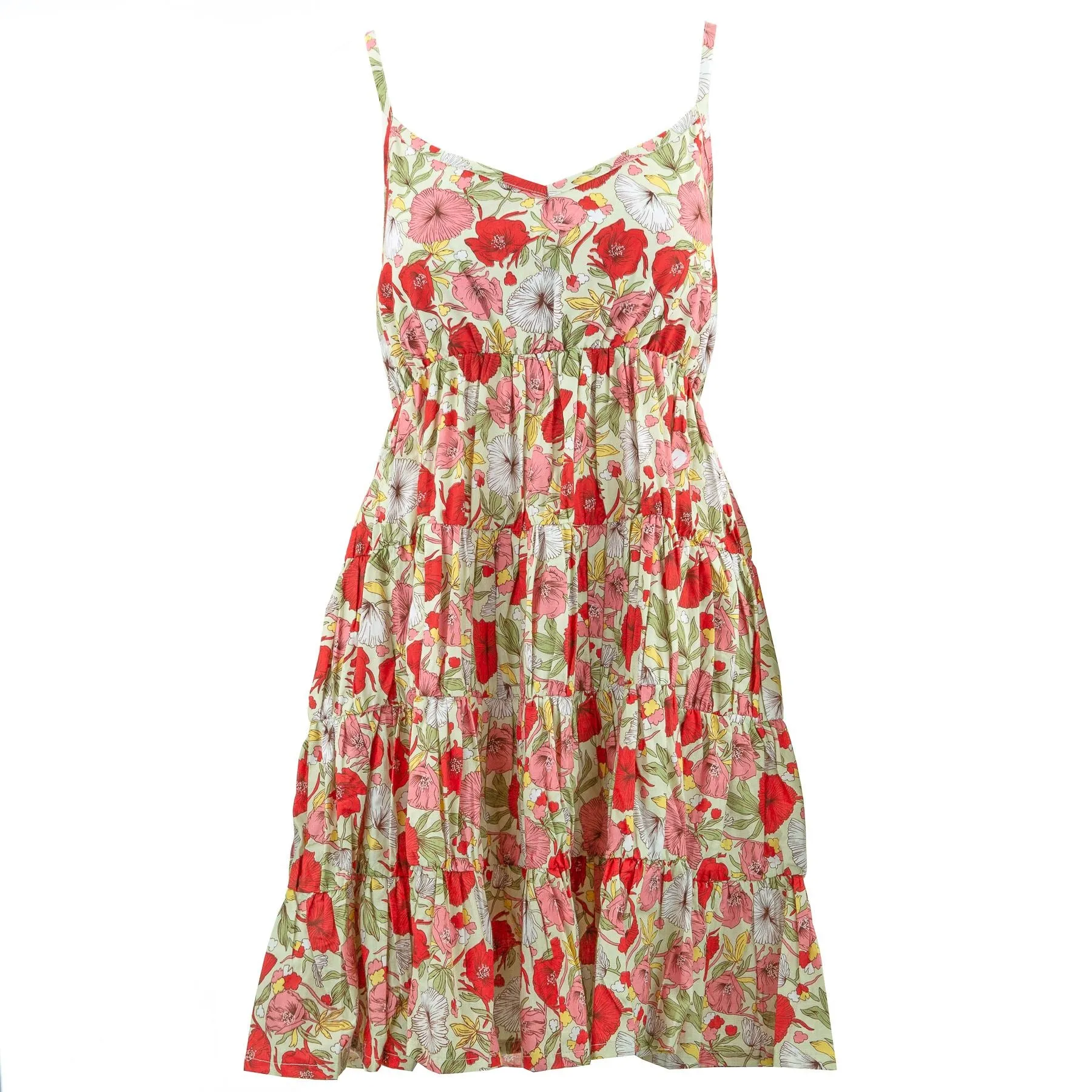 Tier Drop Summer Dress - Avignon Petal Mint