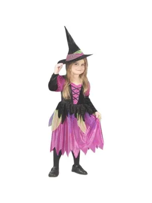 Toddler Rainbow Witch Costume