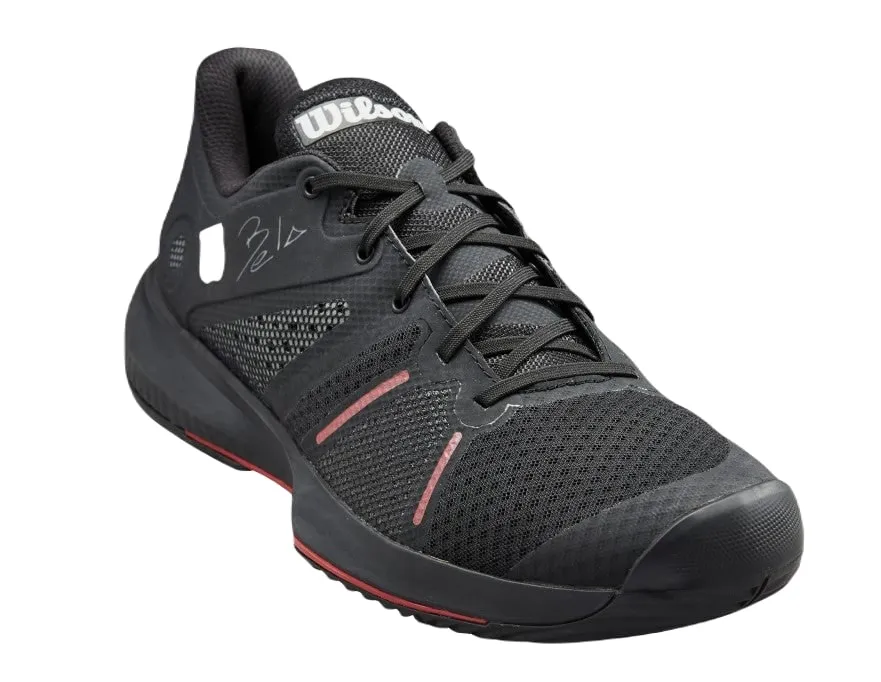 Wilson Bela Pro Padel Shoes (Unisex, Black/Red)