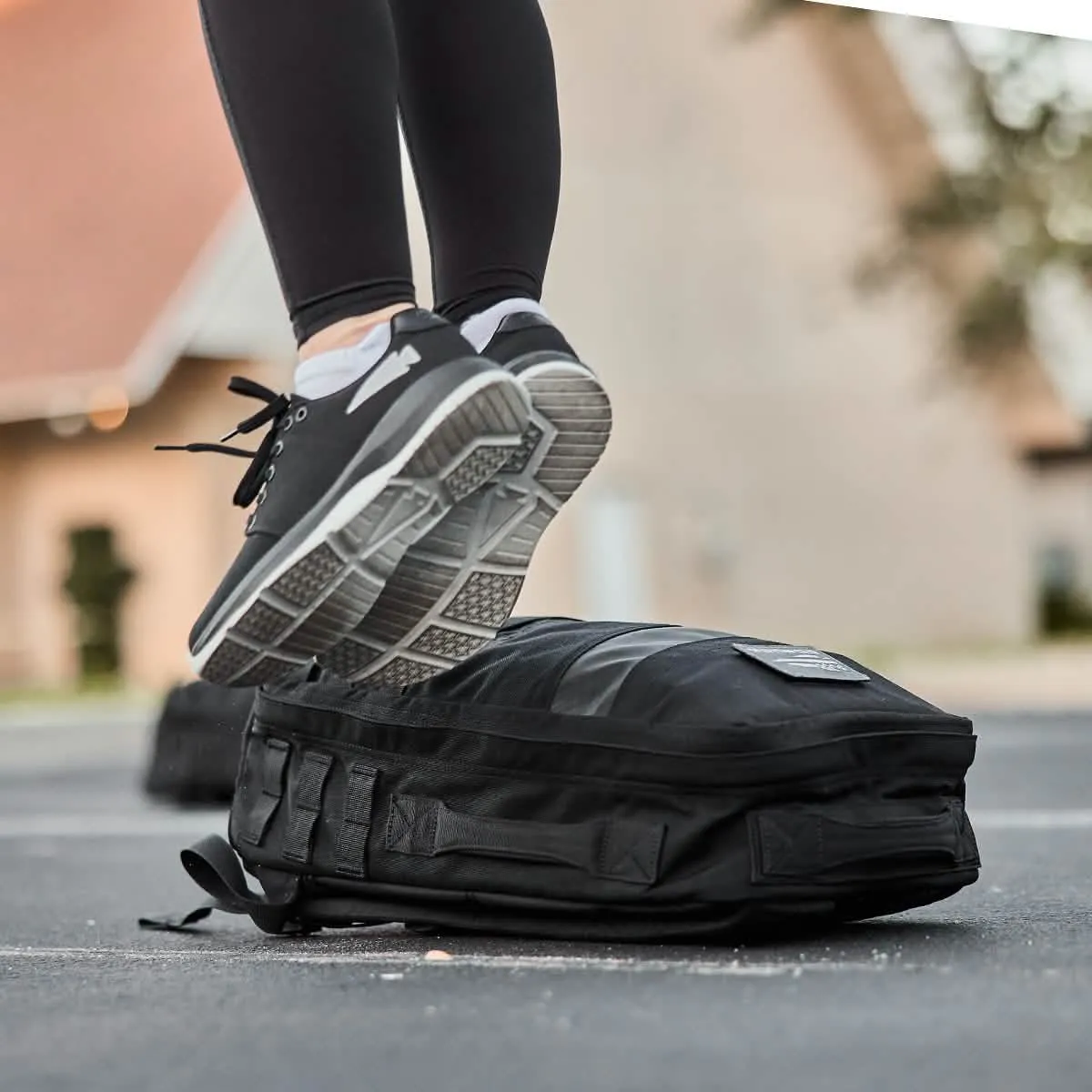 Women's Ballistic Trainers - Black   Glacier Grey W / Silver Reflective Spearhead