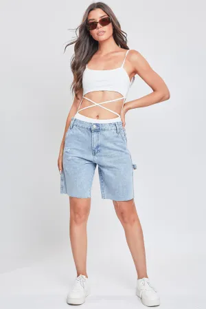 Women's Denim Carpenter Shorts