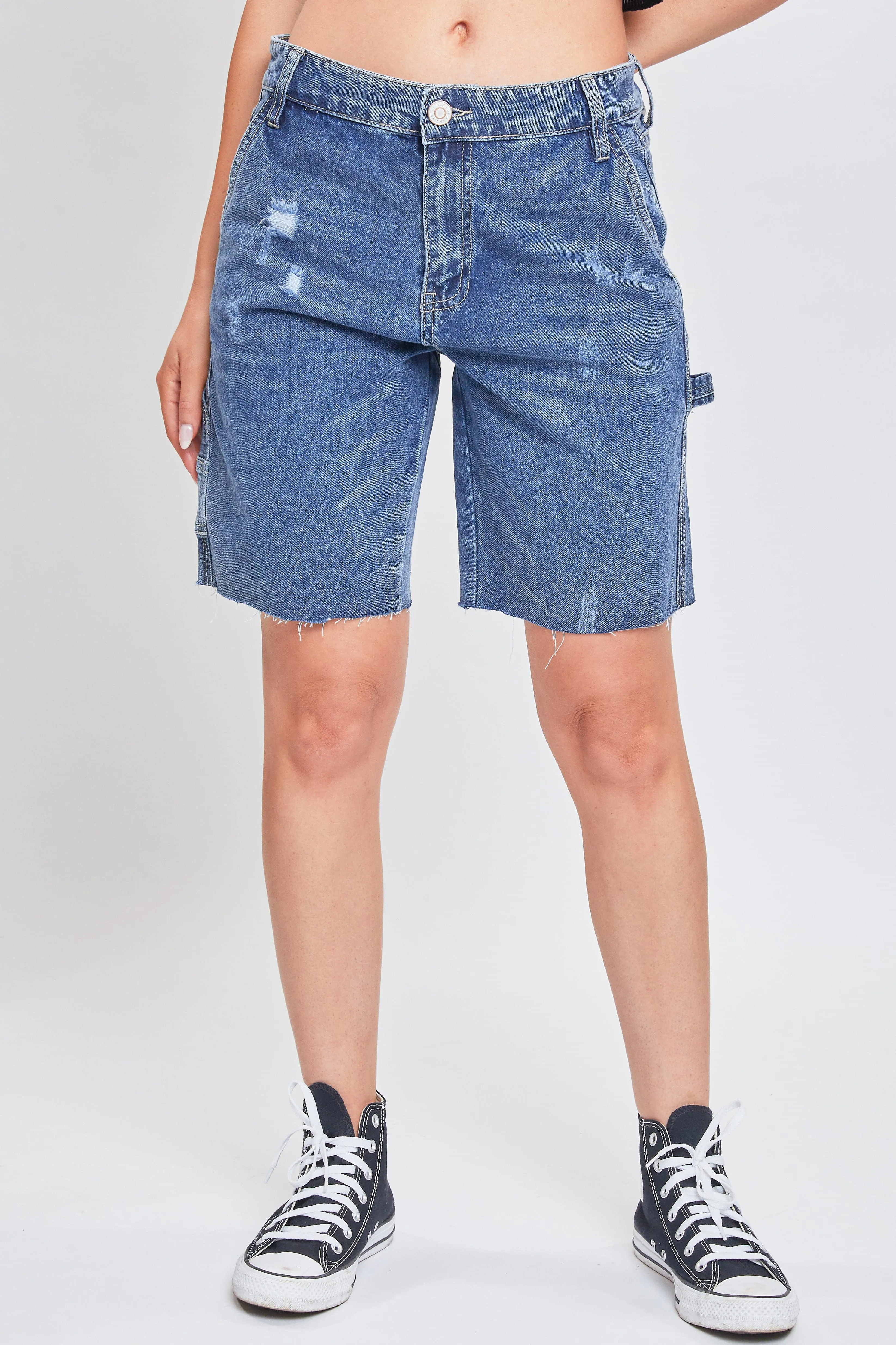 Women's Denim Carpenter Shorts