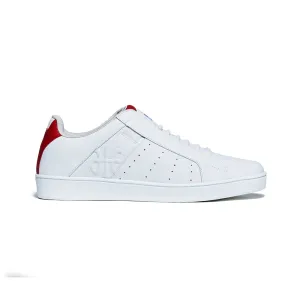 Women's Icon Genesis White Red Leather Sneakers 91902-001