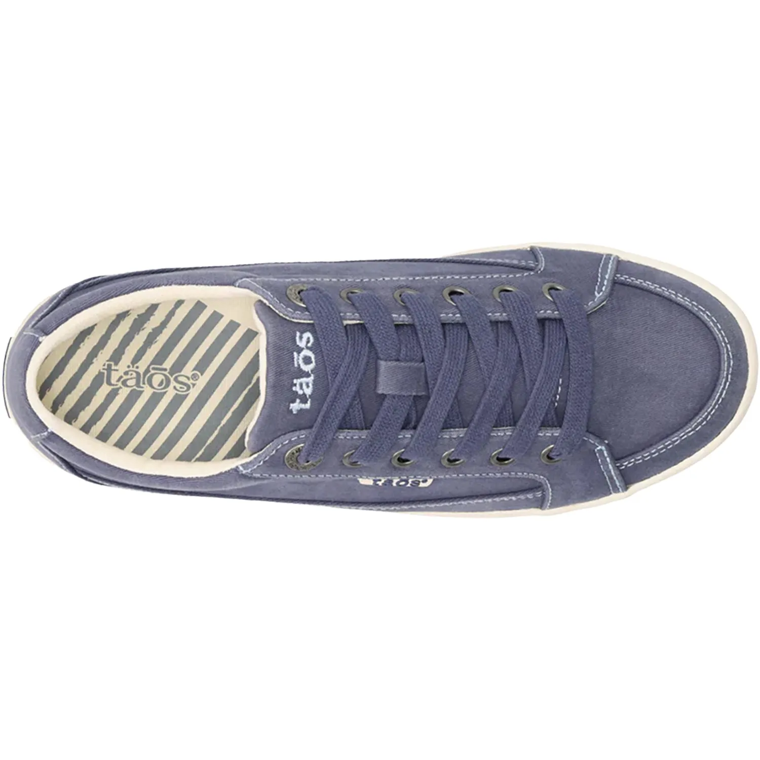 Women's Taos Moc Star 2 Indigo Distressed Canvas