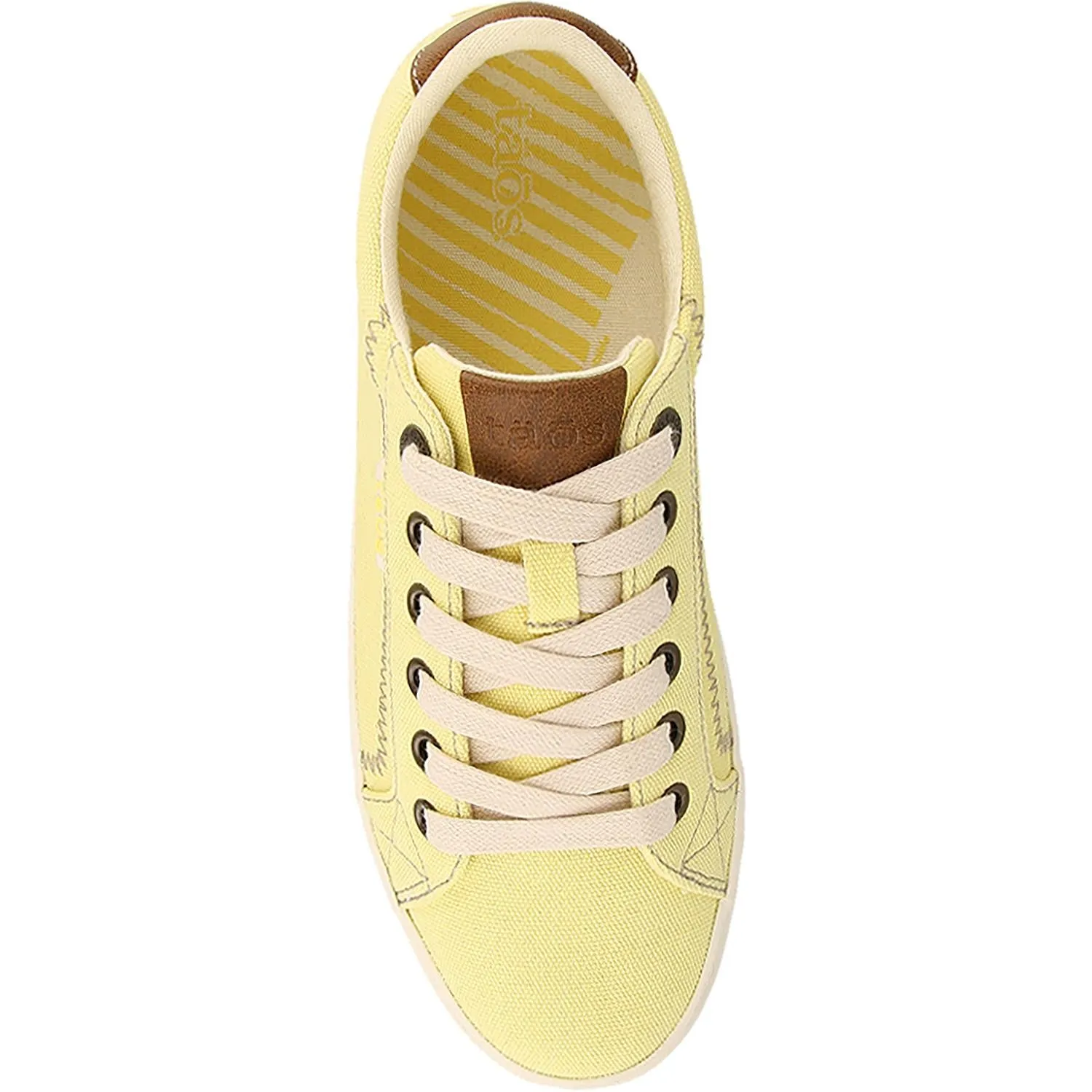 Women's Taos Star Burst Yellow/Tan Canvas