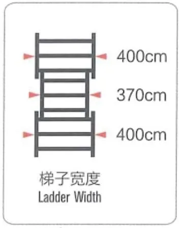 XG Aluminium Triple Extension Ladder | Model: L-XG110D3X