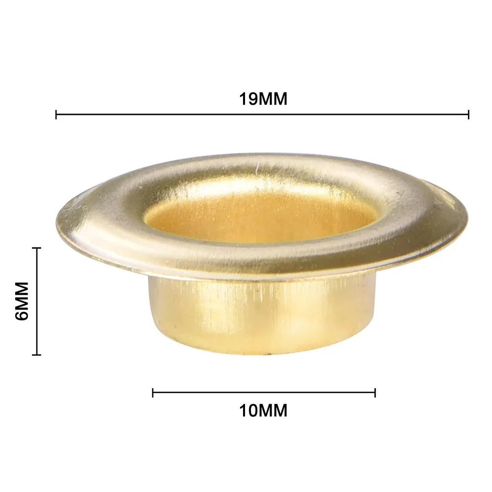 Yescom #2 Grommet 1000x 3/8" for Semi-Auto, Pneumatic & Full-Auto Machine