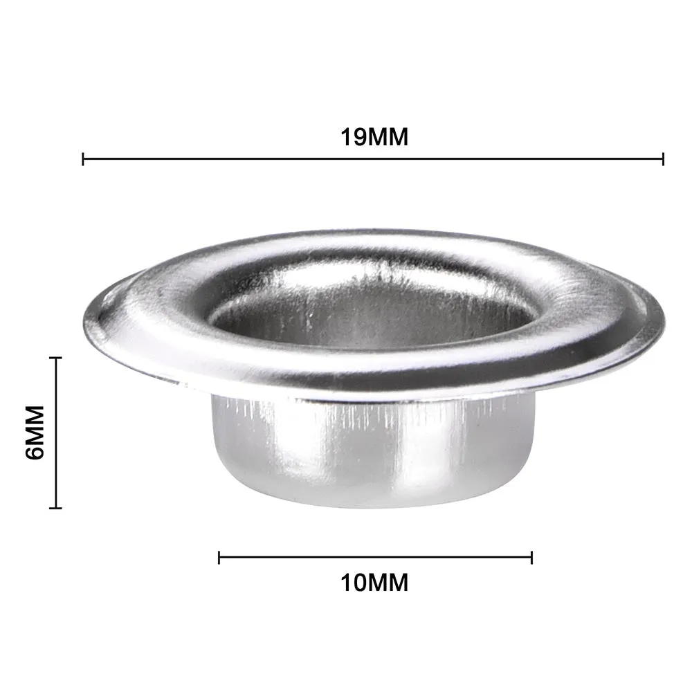 Yescom #2 Grommet 1000x 3/8" for Semi-Auto, Pneumatic & Full-Auto Machine