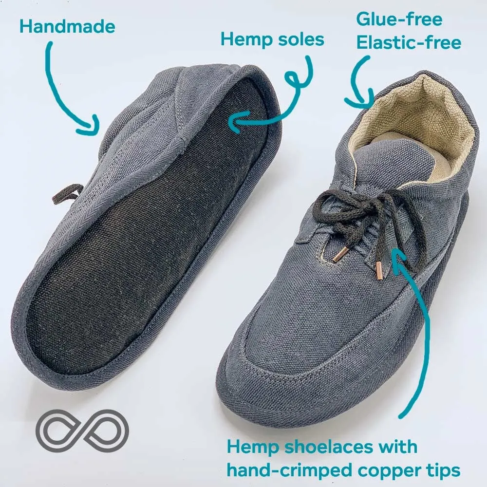 Zen Zero Drop Hemp Grounding Shoes (Hemp Soles)